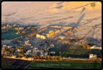 Blick auf den Medinet Habu - Ramses III Tempel