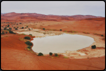 Das Sossusvlei mit See