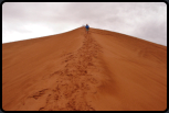 Auf der begehbare Dne direkt am Sossusvlei