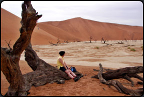 Rosi am Deadvlei