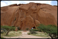 Unser Stellplatz an der Spitzkoppe