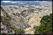 Blick von der UT12 in die Badlands