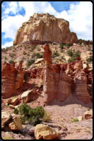 Landschaft am Burr Trail