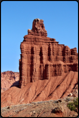 Der Chimney Rock am Scenic Drive