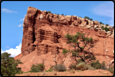 Der "Egyptian Temple" im Capitol Reef Nationalpark