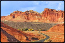 Der Capitol Reef Scenic Drive