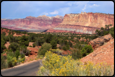 Der Capitol Reef Scenic Drive