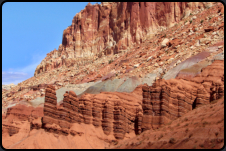 "The Fluted Wall" im Capitol Reef Nationalpark
