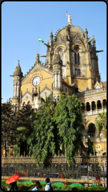 Chhatrapati Shivaji Terminus, CST Bahnhof
