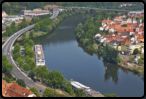 Blick von der Burg auf den Main