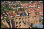 Blick vom Staufischer Bergfried ber den Lwensteiner Bau auf die Altstadt