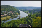 Blick von der Burg auf den Main