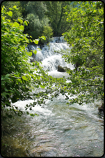 Wasserfall in Martin Brod