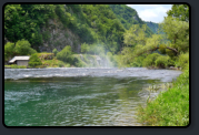 Blick zum Wasserfall