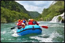 Rafting auf der Una