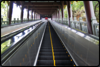 Rolltreppe auf den Yulei Hill