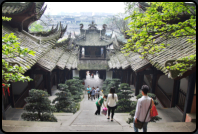 Treppe zum "Town God Temple"