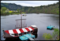 Restaurantschiff auf der Saale