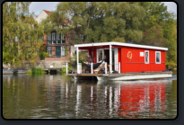 Hausboot auf der Brandenburger Niederhavel