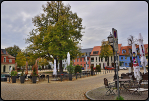 Marktplatz auf der Insel Werder