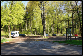 Parkplatz am Urward Sababurg