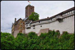 Ostansicht der Wartburg mit Elisabethgang