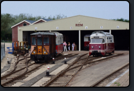 Wagenremise der RTM-Bahn