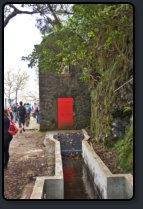 Wasserregulierungsstation am Ende der Levada do Furado