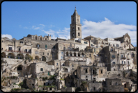 Blick auf die Sasso Barisano mit der Kathedrale Madonna della Bruna und Sant'Eustachio