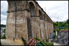 Das Eisenbahnviadukt in Morlaix