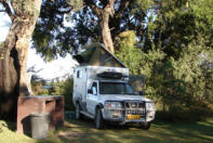 Campingplatz im Caprivi-Streifen, Namibia