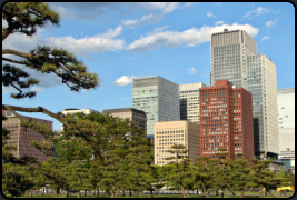 Die Skyline von Marunouchi