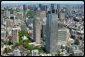 Blick vom Tokyo Tower ber die Stadt