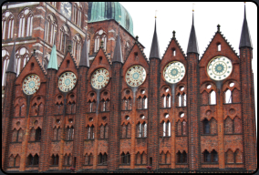 Das Rathaus von Stralsund