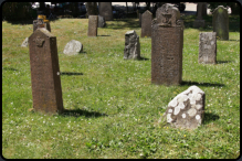 Friedhof an der Kirche von Kloster