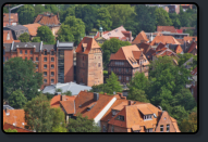 Blick vom Wasserturm zum Wasserviertel