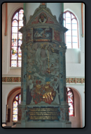 Relieff an einer Suler in der St. Johannis Kirche