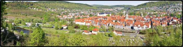 Blick auf Hann. Mnden von der Tillyschanze