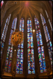 Die Strahlenkranzmadonna in der Chorhalle