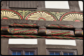 Detail eines Fachwerkhaus in der Stummrigestrae