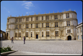 Renaissance-Fassade des "Chteau de Grignan"