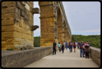 Auf der Brcke des Viaduct "Pont-du-Gard"