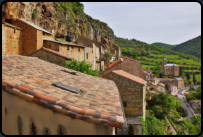 Blick entlang der "Rue de la Vieille glise"