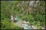 Der Fluss Tarn vom Aussichtspunkt "Pas de Souci"
