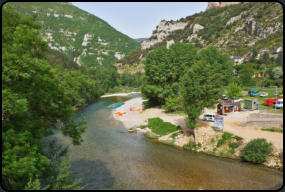 Der Tarn am "Camping Municipal du Pradet"