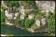 Blick auf den Ort Castelbouc