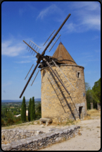 Die historische Windmhle von Saint Saturnin-les-Apt