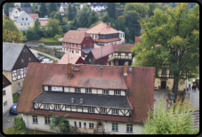 Blick auf den Ort Hohnstein