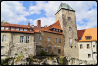 Blick auf Burg Hohnstein