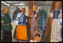 Handspielpuppen im Museum der Touristinformation